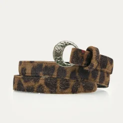 Claris Virot Cuir Leopard|Baby Ceintures Demi Lune<Baby Ceintures Demi Lune