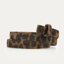 Claris Virot Cuir Leopard|Baby Ceintures Demi Lune<Baby Ceintures Demi Lune