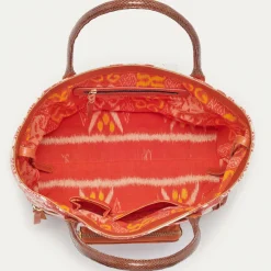 Claris Virot Rouge|Marron<Cabas Hugo