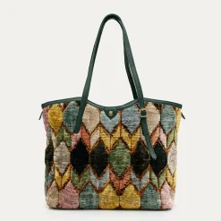 Claris Virot Multicouleur|Cabas India 30 X 45 X 14<Cabas India