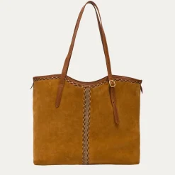 Claris Virot Marron|Cabas India 30 X 45 X 14<Cabas India