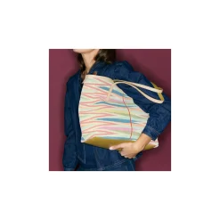 Claris Virot Multicouleur|Vert<Cabas India