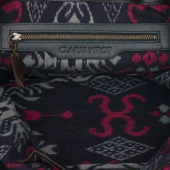 Claris Virot Marron|Cuir Leopard<Cabas India