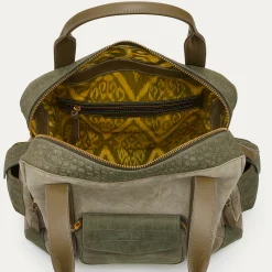 Claris Virot Vert|Gris<Cabas Leo