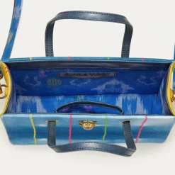 Claris Virot Bleu<Cabas Mini Archi