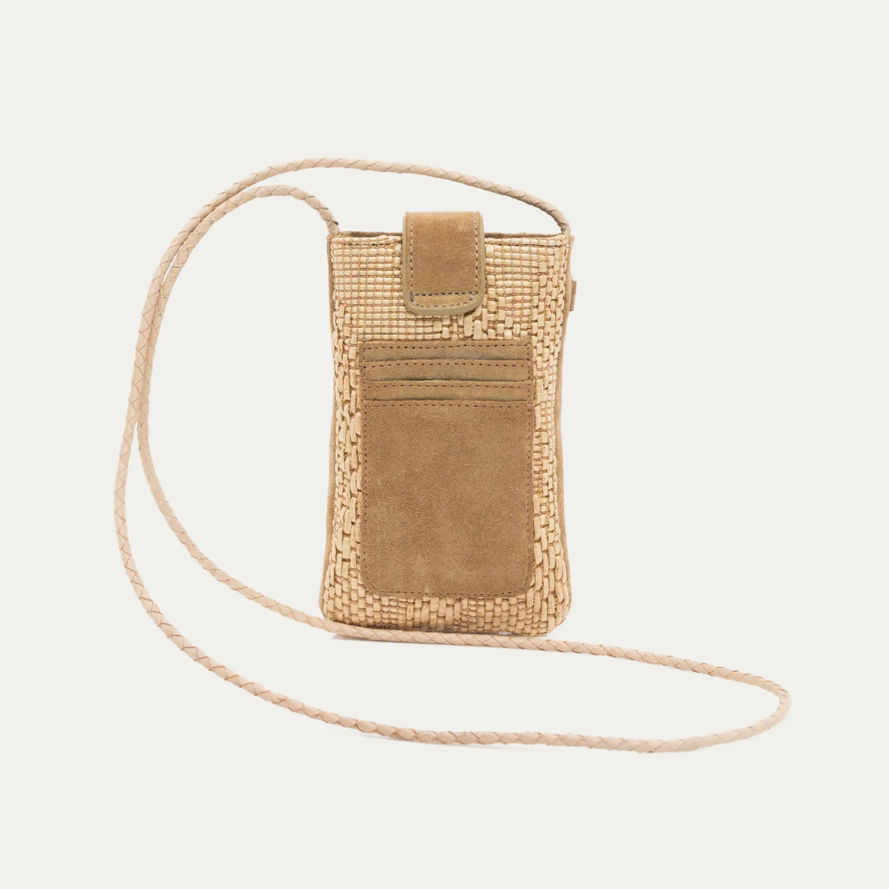 Claris Virot Marron|Raphia<Etui Double Marcus