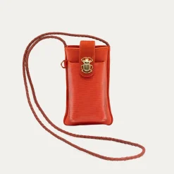 Claris Virot Orange|Étuis Double Marcus<Etui Double Marcus