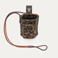 Claris Virot Marron|Cuir Leopard<Etui Double Marcus