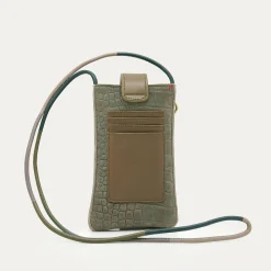 Claris Virot Vert|Gris<Etuis Crossbody