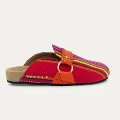 Claris Virot Poncho|Mules<Mules Georgette