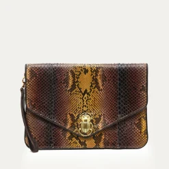 Claris Virot Marron|Oeil De Tigre<Pochette Alicia