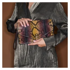 Claris Virot Marron|Oeil De Tigre<Pochette Alicia