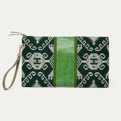 Claris Virot Vert|Pochettes & Pochette Lou 18 X 31<Pochette Lou