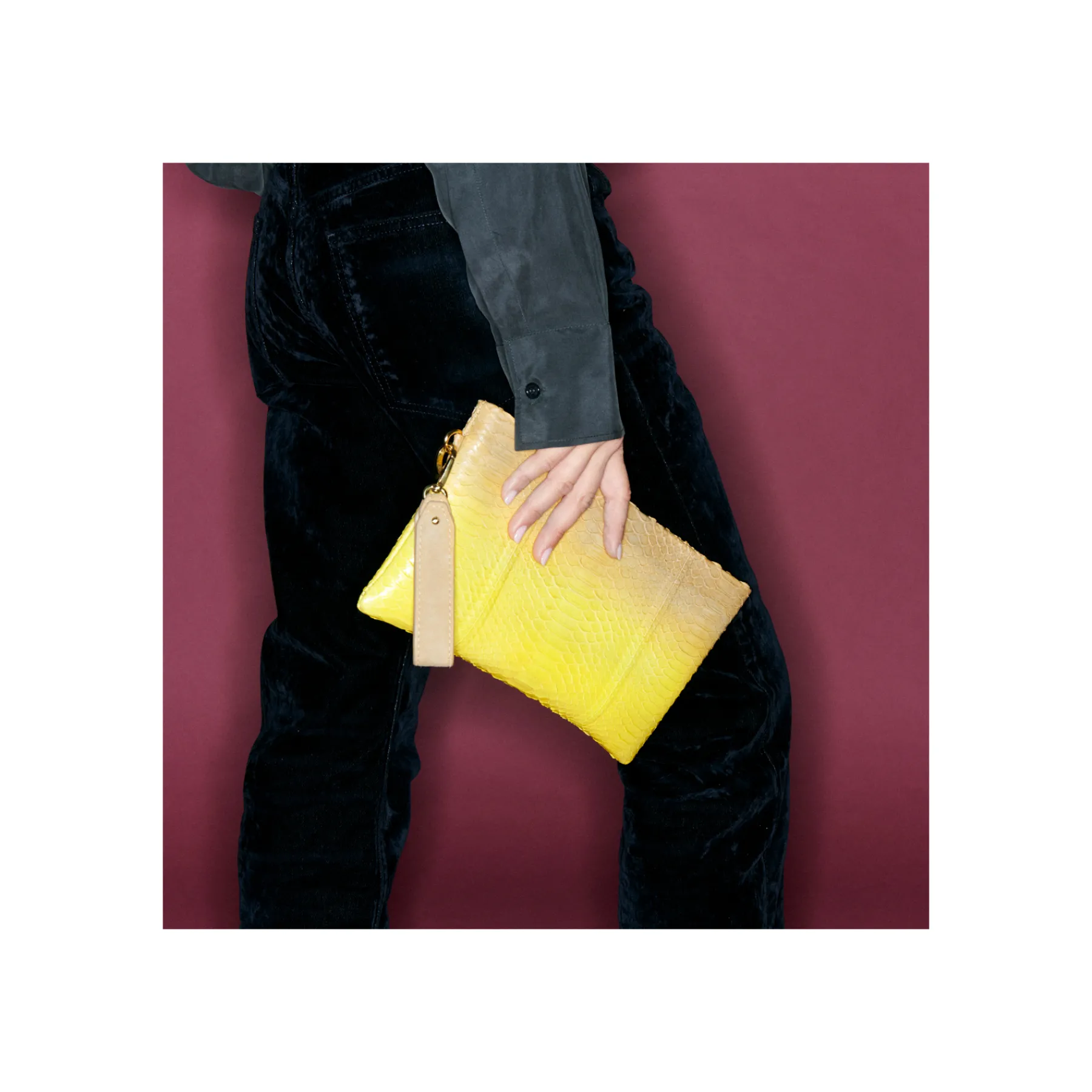 Claris Virot Jaune|Pochettes & Pochette Lou 18 X 31<Pochette Lou