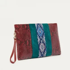 Claris Virot Bleu|Bordeaux<Pochette Lou