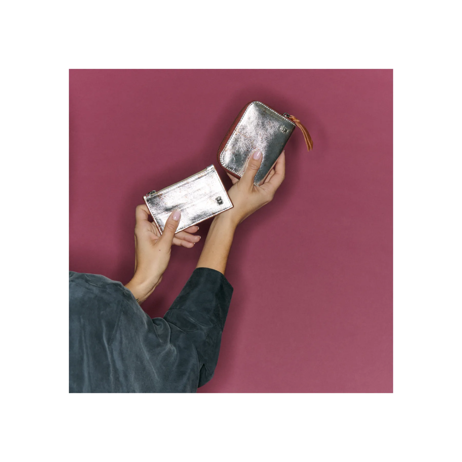 Claris Virot Oxy Metal|Porte Cartes Helena 13 X 8<Porte cartes Helena