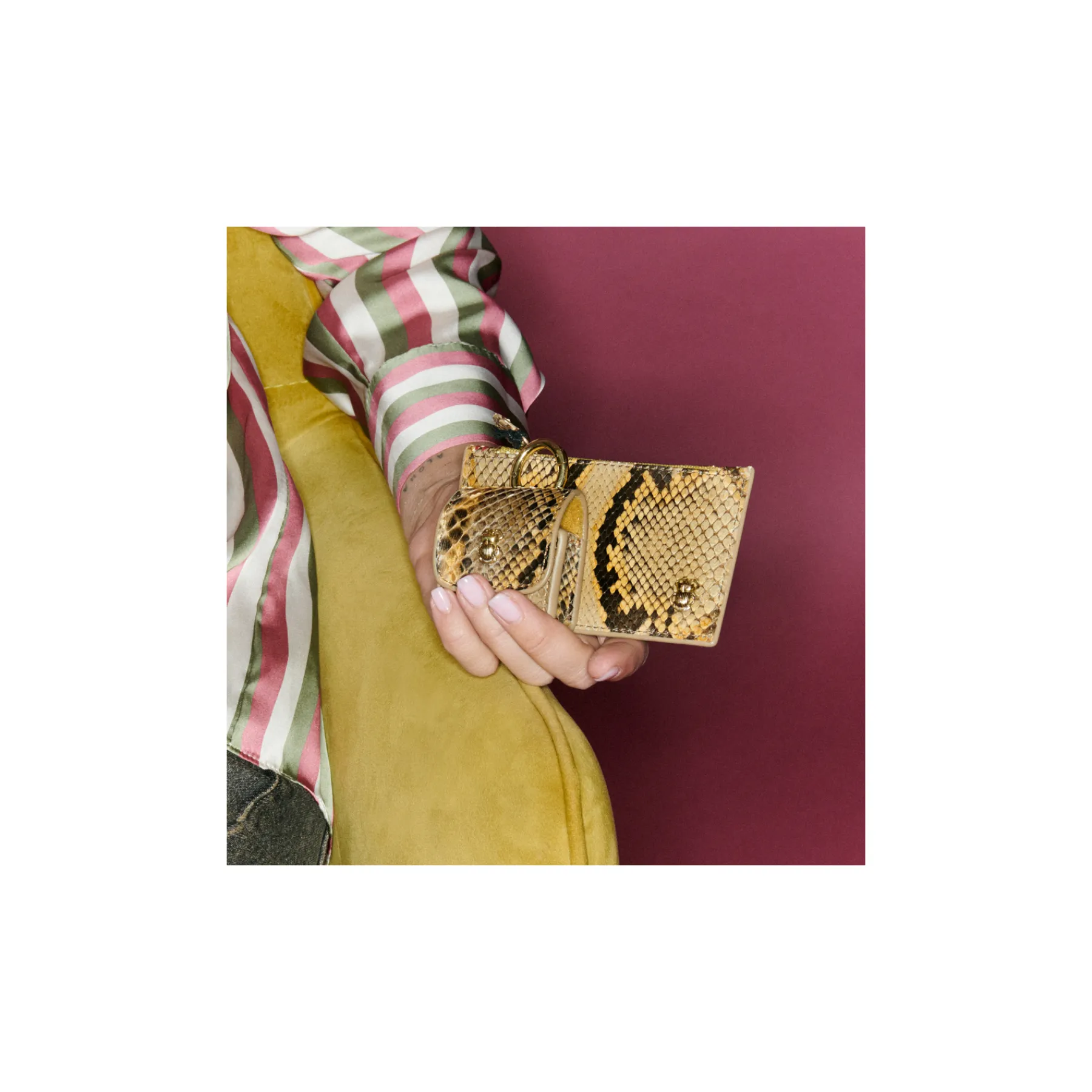 Claris Virot Desert|Porte Cartes Helena 13 X 8<Porte cartes Helena