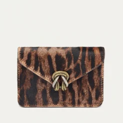 Claris Virot Cuir Leopard|Portefeuille Alex 10 X 14<Portefeuille Alex
