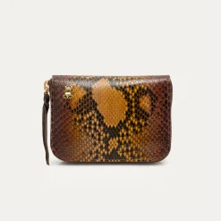 Claris Virot Oeil De Tigre|Portefeuille Mini Bob 13 X 10 X 2<Portefeuille Mini Bob