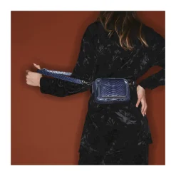 Claris Virot Bleu|Métallisé<Sac Baby Charly