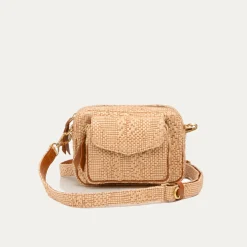 Claris Virot Marron|Raphia<Sac Baby Charly