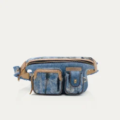 Claris Virot Bleu|Sac Banane Romeo 17 X 27 X 10<Sac Banane Romeo