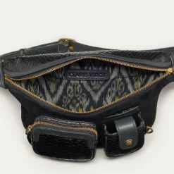 Claris Virot Noir|Sac Banane Romeo 17 X 27 X 10<Sac Banane Romeo