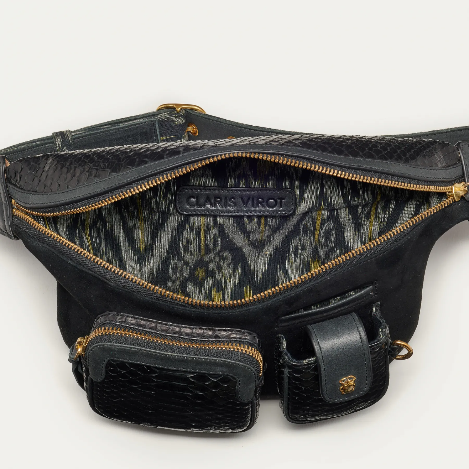 Claris Virot Noir|Sac Banane Romeo 17 X 27 X 10<Sac Banane Romeo