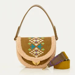 Claris Virot Vert|Peau Lainée<Sac Big Victoria