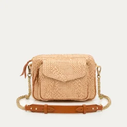 Claris Virot Marron|Raphia<Sac Charly