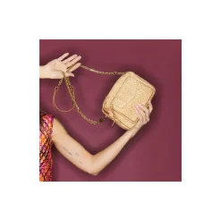 Claris Virot Marron|Raphia<Sac Charly