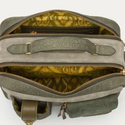 Claris Virot Vert|Gris<Sac César