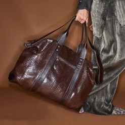 Claris Virot Marron|Sac De Voyage Roger L 40 X 55 X 20<Sac de Voyage Roger L