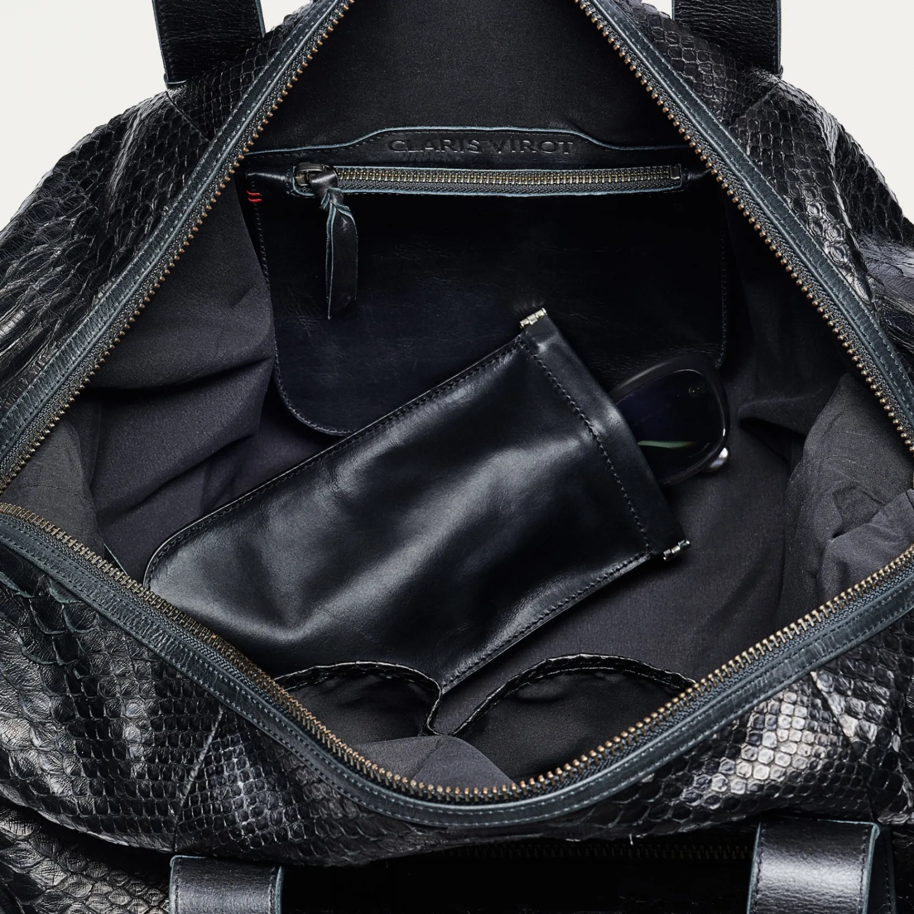 Claris Virot Noir|Sac De Voyage Roger L 40 X 55 X 20<Sac de Voyage Roger L