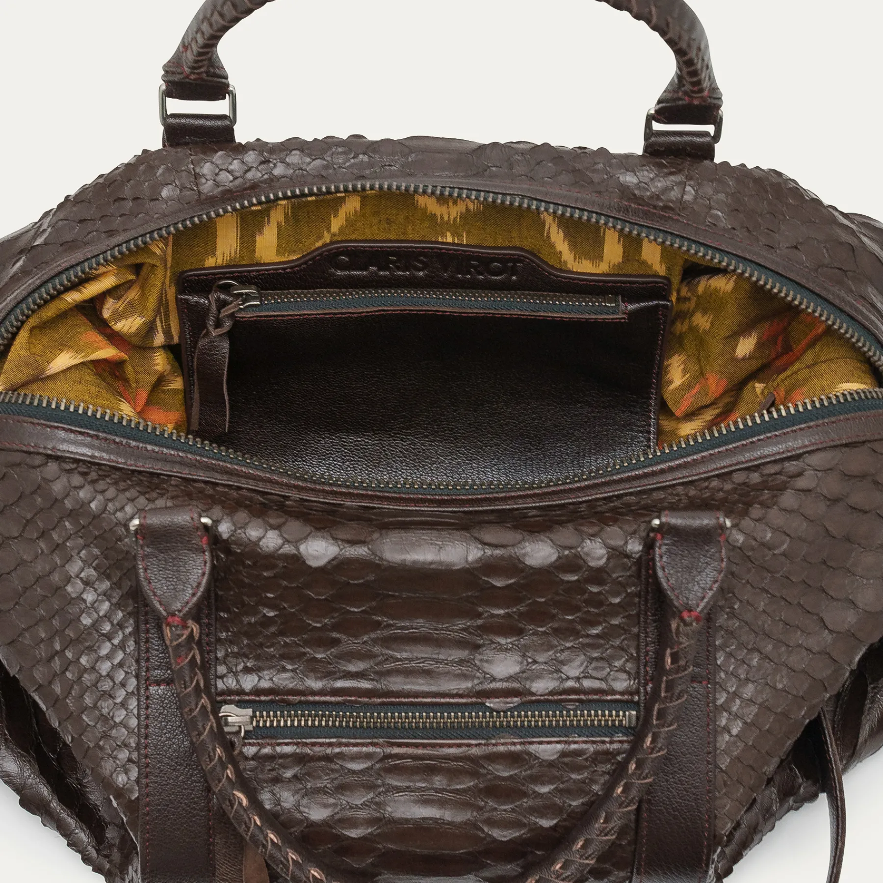 Claris Virot Marron|Sac De Voyage Roger S 27 X 37 X 11<Sac de voyage Roger S