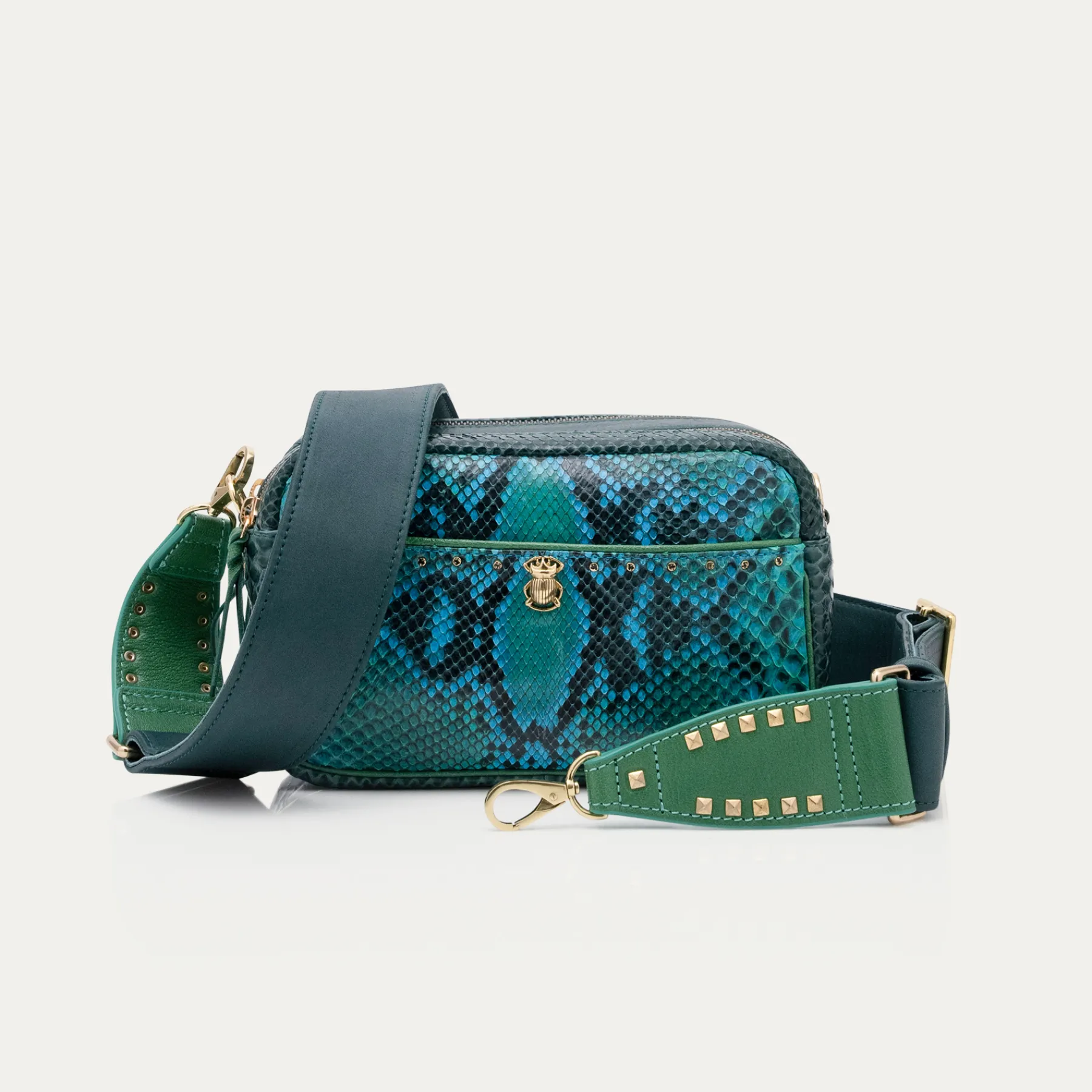 Claris Virot Vert|Bleu<Sac Lily