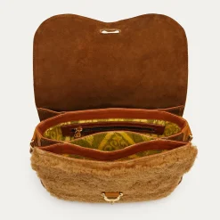 Claris Virot Marron|Peau Lainée<Sac Manon