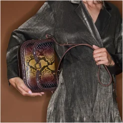 Claris Virot Marron|Oeil De Tigre<Sac Manon