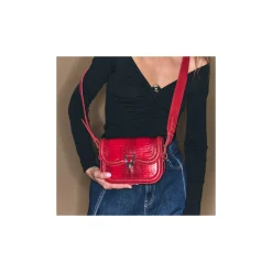Claris Virot Rouge<Sac Mini Manon