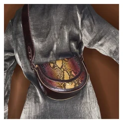 Claris Virot Marron|Oeil De Tigre<Sac New Victoria